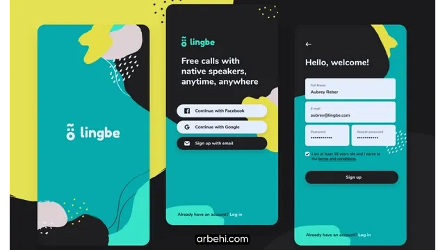 تطبيق-Lingbe-لتبادل-وممارسة-اللغات-مع-الناطقين-بها
